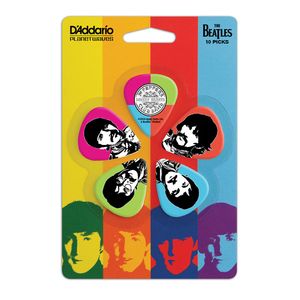 D'Addario Sgt. Pepper's Lonely Hearts Club Band 50th Anniversary Guitar Picks 1CWH2-10B6 Light