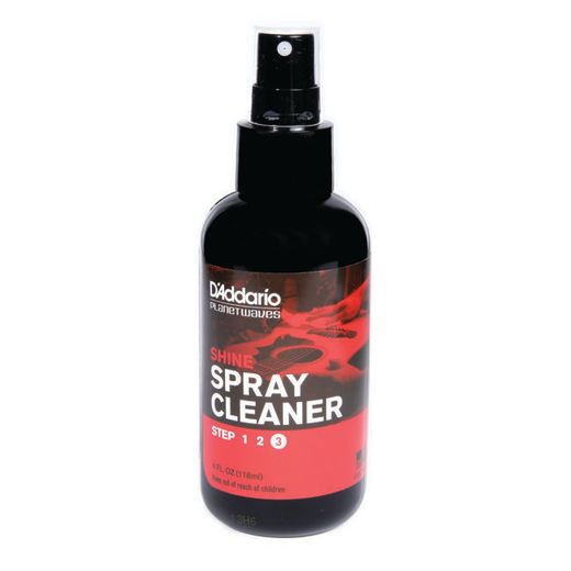 D'Addario Step 3 Shine Instant Spray Cleaner - 4 oz.