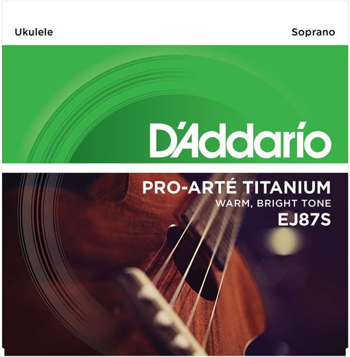 D'Addario T2 Titanium Ukulele Strings EJ87S Soprano