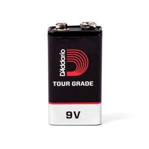 D'Addario Tour-Grade 9v Battery Pack of 2