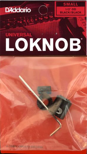 D'Addario Universal LokNob Knob Solution, Pro Small - Black