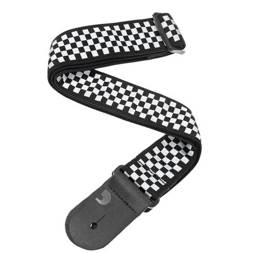 D'Addario West Coast Guitar Strap Collection 50C02 Check Mate