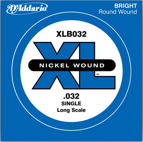 D'Addario XL Nickel Wound Electric Bass Strings, Long Scale  XLB032