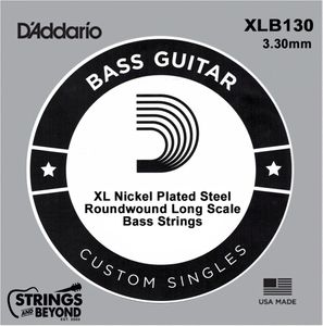 D'Addario XL Nickel Wound Electric Bass Strings, Long Scale  XLB130