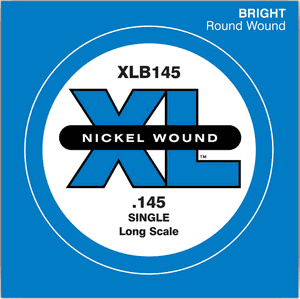 D'Addario XL Nickel Wound Electric Bass Strings, Long Scale  XLB145