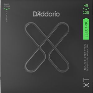D'Addario XT Nickel Electric Bass Strings XTB45105 Light Top/Medium Bottom Long Scale 45-105
