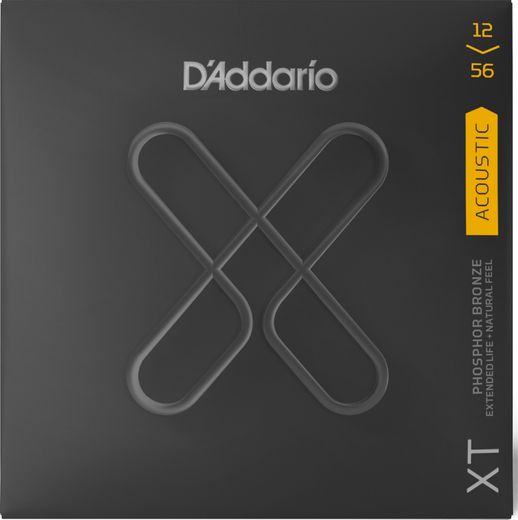 D'Addario XT Phosphor Bronze Acoustic Guitar Strings XTAPB1256 Light Top/Medium Bottom 12-56