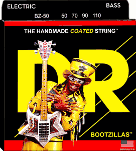 DR Bootsy Collins "Bootzillas" Coated Stainless Steel Electric Bass Strings BZ-50 Heavy 50-110