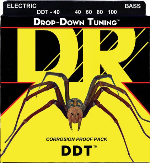 DR Drop Down Tuning DDT 4-String Electric Bass Strings DDT-40 Lite 40-100