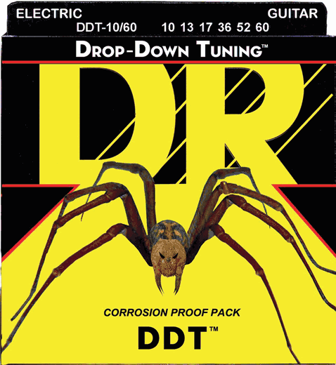 DR Drop Down Tuning DDT Electric Guitar Strings DDT-10/60 Big-n-Heavier 10-60