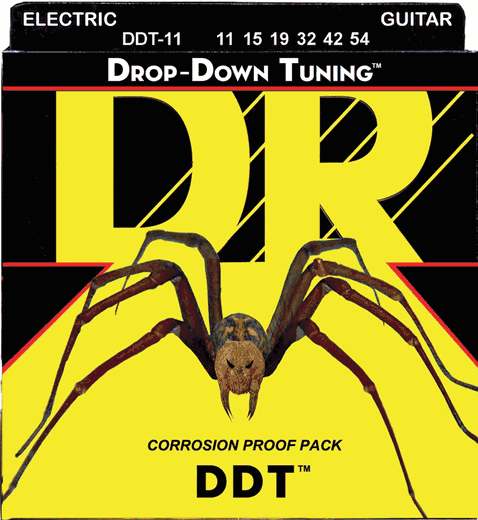 DR Drop Down Tuning DDT Electric Guitar Strings DDT-11 Extra Heavy 11-54