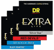 DR "EXTRA" Life Color Coated Bass Strings