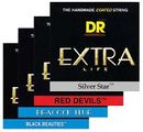 DR EXTRA Life Color Coated Bass Strings - 5 String Bass