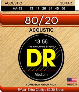 DR Hi-Beam 80/20 Bronze Acoustic Guitar Strings HA-13 Heavy 13-56