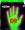 DR Hi-Def Neon Green K3 Coated Nickel Plated Electric Guitar Strings