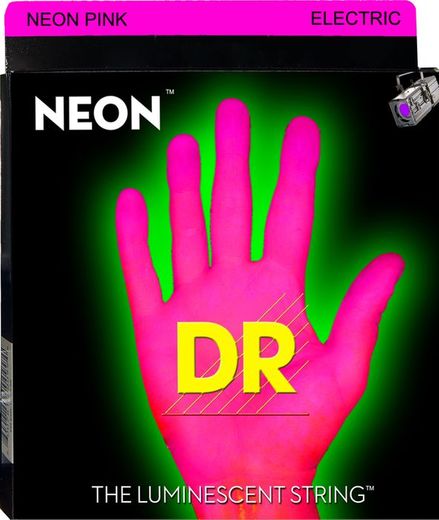 DR Hi-Def Neon Pink K3 Coated Nickel Plated Electric Guitar Strings
