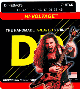 DR Hi-Voltage Dimebag Darrell Signature Electric Guitar Strings DBG-10 Medium 10-46