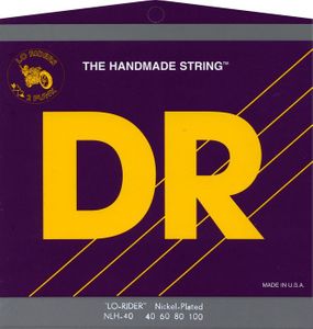 DR Lo-Rider Stainless Steel Bass Guitar Strings