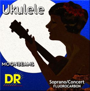 DR Moonbeams Fluorocarbon Soprano/Concert Ukulele Strings