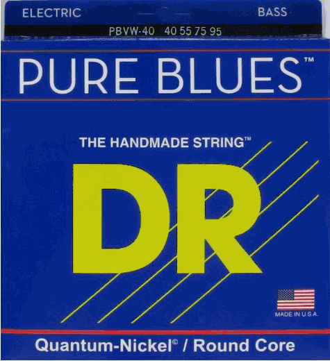 DR Pure Blues Quantum Nickel Round Core Electric Bass Guitar Strings PBW-40 Victor Wooten Signature 40-95