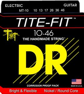 DR Tite-Fit Nickel Plated Electric Guitar Strings MT-10 Med-Tite 10-46