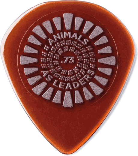 Dunlop Animals as Leaders Primetone Scuplted Plectra Picks AALP01 .73mm Brown 3 Pack