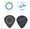 Dunlop Animals as Leaders Tortex Jazz III XL Guitar Picks AAL Jz III Black .73mm Javier Reyes 36 Refill Bag