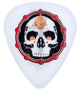 Dunlop Blackline Guitar Picks Refill Bag - 36 Picks Flame Skull .73