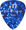 Dunlop Blue Pearl Celluloid Standard Guitar Picks Thin 72 Refill Bag