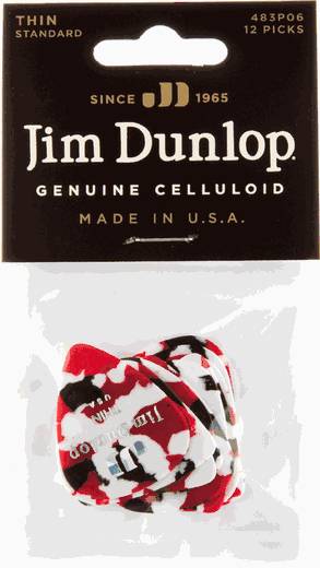 Dunlop Confetti Celluloid Standard Guitar Picks