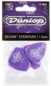 Dunlop Delrin 500 Guitar Picks  Light Purple 1.5mm 12 Pack