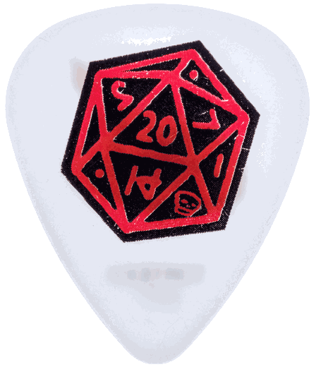 Dunlop Dirty Donny Guitar Picks Refill Bag - 36 Picks Icosahedron .60