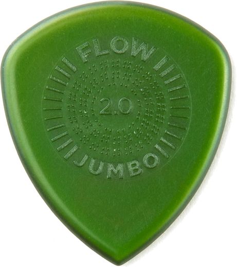 Dunlop Flow Jumbo with Grip Guitar Picks 547 Flow Jumbo 2.0mm 3 Pack