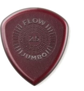 Dunlop Flow Jumbo with Grip Guitar Picks 547 Flow Jumbo 2.5mm 3 Pack