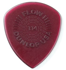 Dunlop Flow Standard Grip Guitar Picks 549 Flow 1.14mm 6 Pack