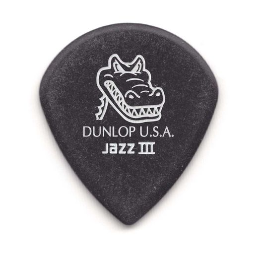 Dunlop Gator Grip Jazz III Guitar Pick 6 Pack