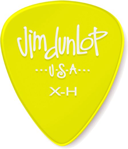 Dunlop Gel Guitar Picks Yellow Extra Heavy 72 Refill Bag