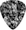 Dunlop Genuine Celluloid Classic Guitar Picks Extra Heavy Black Pearl 72 Refill Bag