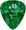 Dunlop Green Pearl Celluloid Standard Guitar Picks Heavy 72 Refill Bag
