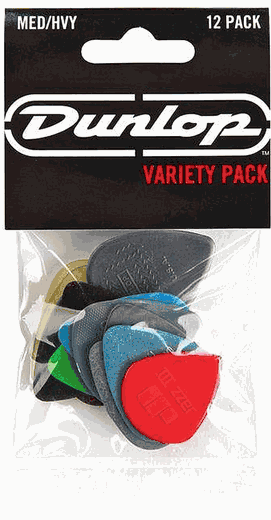 Dunlop Guitar Pick Variety Pack PVP102 Medium Heavy