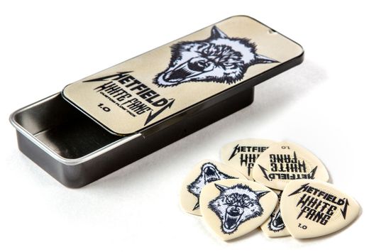 Dunlop James Hetfield's White Fang Guitar Pick Tin 1.00