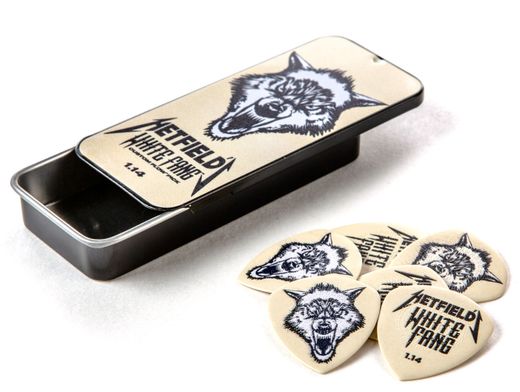 Dunlop James Hetfield's White Fang Guitar Pick Tin 1.14