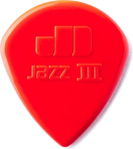 Dunlop Jazz III Sharp Nylon Guitar Picks 1.38mm 6 Pack