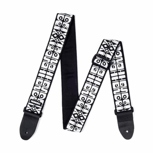Dunlop Jimi Hendrix Logo B/W Guitar Strap