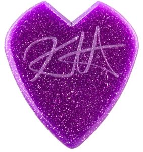 Dunlop Kirk Hammett Purple Sparkle Jazz III Guitar Pick 47PKH3NPS 6 Pack