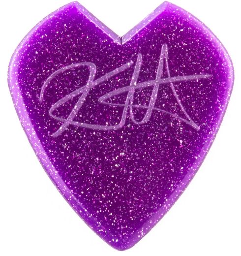 Dunlop Kirk Hammett Purple Sparkle Jazz III Guitar Pick 47PKH3NPS 6 Pack