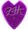 Dunlop Kirk Hammett Purple Sparkle Jazz III Guitar Pick 47PKH3NPS 6 Pack
