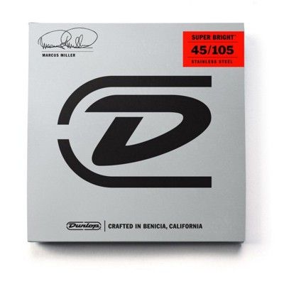 Dunlop Marcus Miller Super Bright Stainless Steel Electric Bass Strings