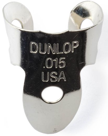 Dunlop Nickel Silver Mini Fingerpicks Tube - 20 Qty 36R.015 Mini .015