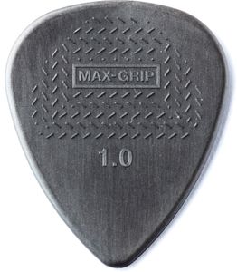 Dunlop Nylon Max Grip Standard Guitar Picks 449 Black 1.0mm 12 Pack